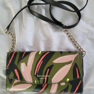 Kate Spade Green and Pink crossbody